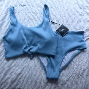 NWT Zaful High Waist Bikini Size Large